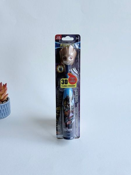 Оригінальна упаковка Зубна щітка для хлопчика, Soft Souple, 3D Turbo Power GALAXY, Marvel, США з аптек США | Vitasence