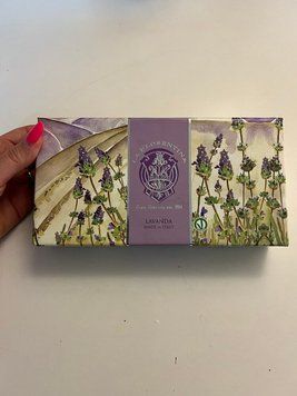 Набір парфумованого мила з ароматом лаванди, Lavanda, La Florentina, Італія, 3 бруски по 150 грам 8003085016333 фото