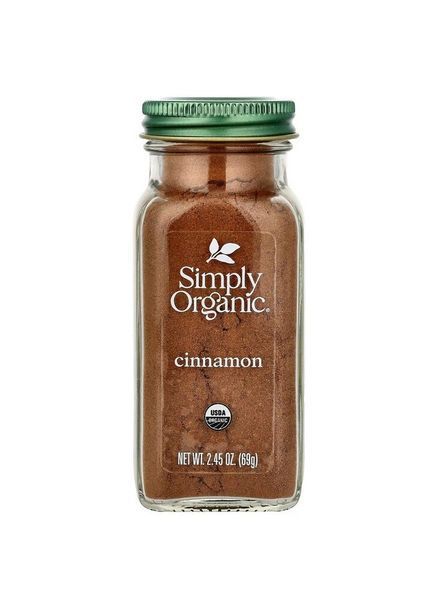 Оригінальна упаковка Спеція Цинамон, Cinnamon Simply Organic, США, 69 грам з аптек США | Vitasence