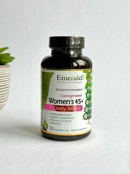 Коензимний мультикомплекс для жінок після 45 років, Coenzymated Women`s 45+ 1-Daily Multi, Emeraldi, США, 30 капсул 743650003389 фото
