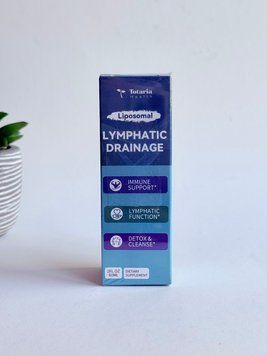Оригінальна упаковка Ліпосомальний комплекс для очищення лімфатичної системи, детоксу організму, Organic Liposomal Lymphatic Drainage, Totaria Health, США, 60 мл з аптек США | Vitasence