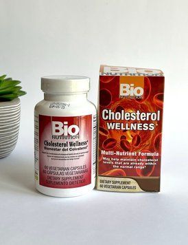 Добавка для зниження рівня холестерину, наукова формула, Cholesterol Wellness, Bio Nutrition, США, 60 капсул 854936003051 фото