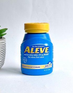 Знеболюючий засіб ALEVE на основі напроксену, 220 мг в таблетці, ALEVE Bayer Cap Last to 12 Hours, 320 таблеток 025866593466 фото