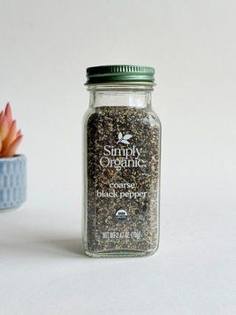Спеція чорний перець крупного помолу, Black Pepper Coarse Grind Simply Organic, США, 70 грам 089836195180 фото