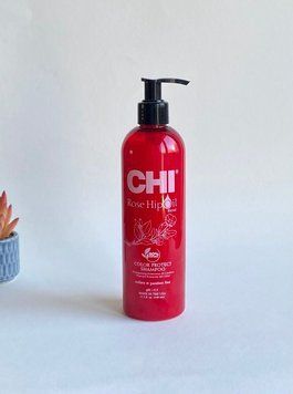 Оригінальна упаковка Шампунь Захист кольору, з олією шипшини, Rose Hip Oil, Color Protect Shampoo, CHI, США, 340 мл банка з аптек США | Vitasence