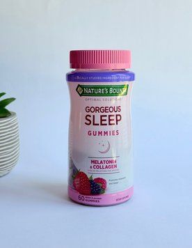 Комплекс для поліпшення якості сну Мелатонін з колагеном у складі, Optimal Solutions Gorgeous Sleep Gummies, Nature`s Bounty, США, 60 желейних подушечок 074312004896 фото