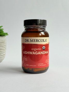 Адаптоген і антистрес: органічний корінь Ашваганди, Organic Ashwagandha, Dr. Mercola, США, 60 капсул 813006018487 фото