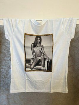 Футболка з фірмовим принтом, розмір S, Victoria`s Secret, США 00037274292CS фото