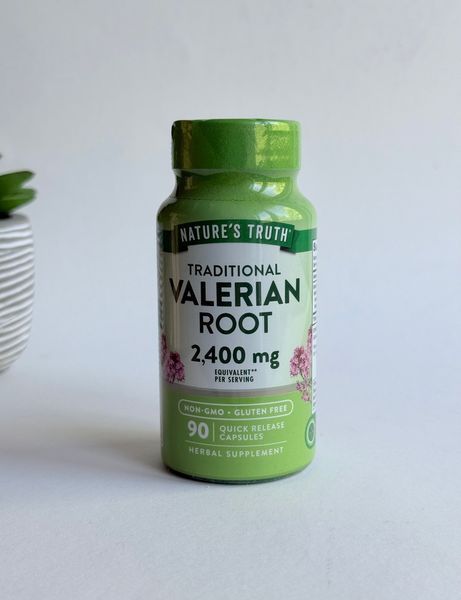 Оригінальна упаковка Екстракт кореня валеріани 2400 мг, Valerian Root 2400 mg, Nature`s Truth, США, 90 капсул з аптек США | Vitasence