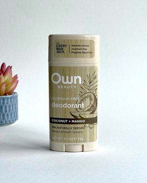 Дезодорант жіночий: Кокос і манго, натуральні складники, OWN BEAUTY Coconut + Mango, США, 75 грам 815281800238 фото