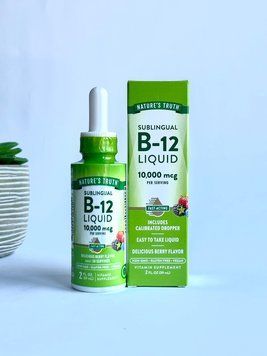 Вітамін В-12 в краплях, Sublingual B-12 Liquid 10000 mcg, краплі Sublingual B-12 Liquid 10000 mcg, Nature`s Truth, США, 59 мл 840093101402 фото
