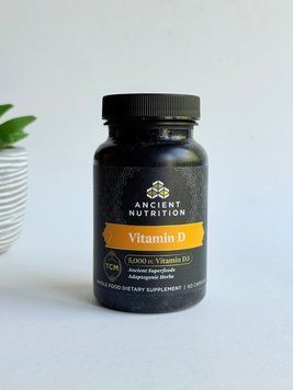 Оригінальна упаковка Преміальний вітамін Д3 в дозі 5000 од., Vitamin D Ancient Superfoods 5000 IU, Ancient Nutrition, США, 60 капсул з аптек США | Vitasence